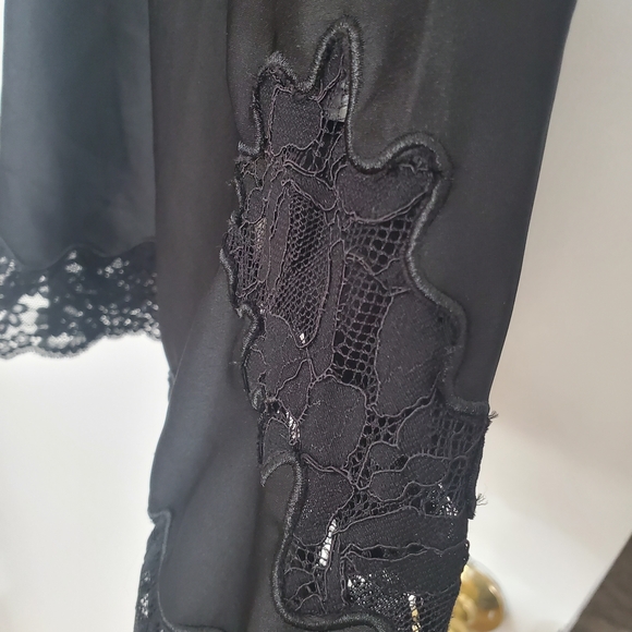 Princess Polly Aloura Spliced Black Lace Mini Dress - Picture 7 of 10